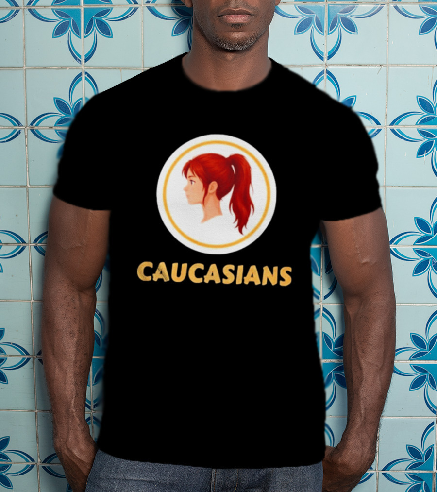 Caucasians Redhead Ponytail Profile T-Shirt