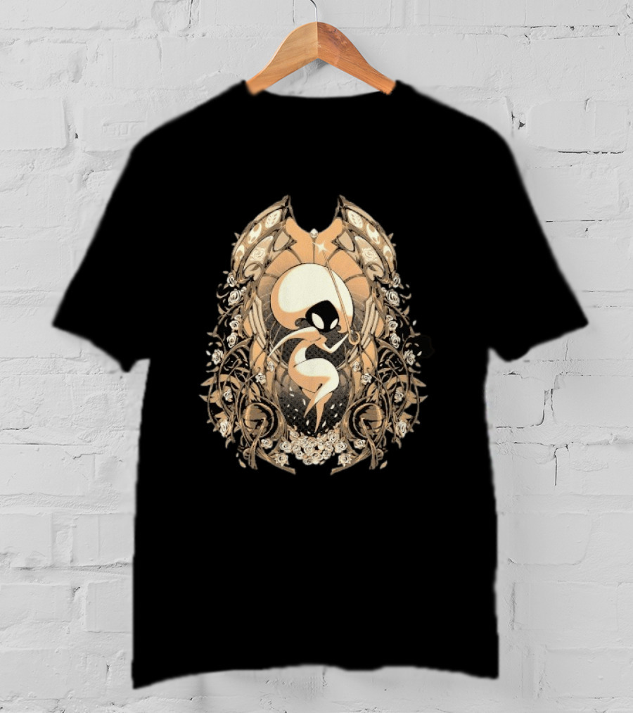 Hollow Knight Silksong Intrepid Pursuer Ornate T-Shirt