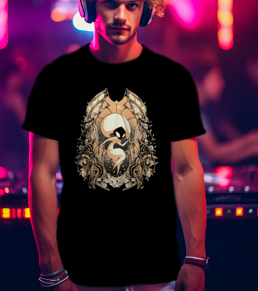 Hollow Knight Silksong Intrepid Pursuer Ornate T-Shirt