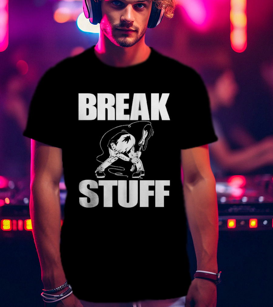 Limp Bizkit Break Stuff Illustration Iconic Band T-Shirt