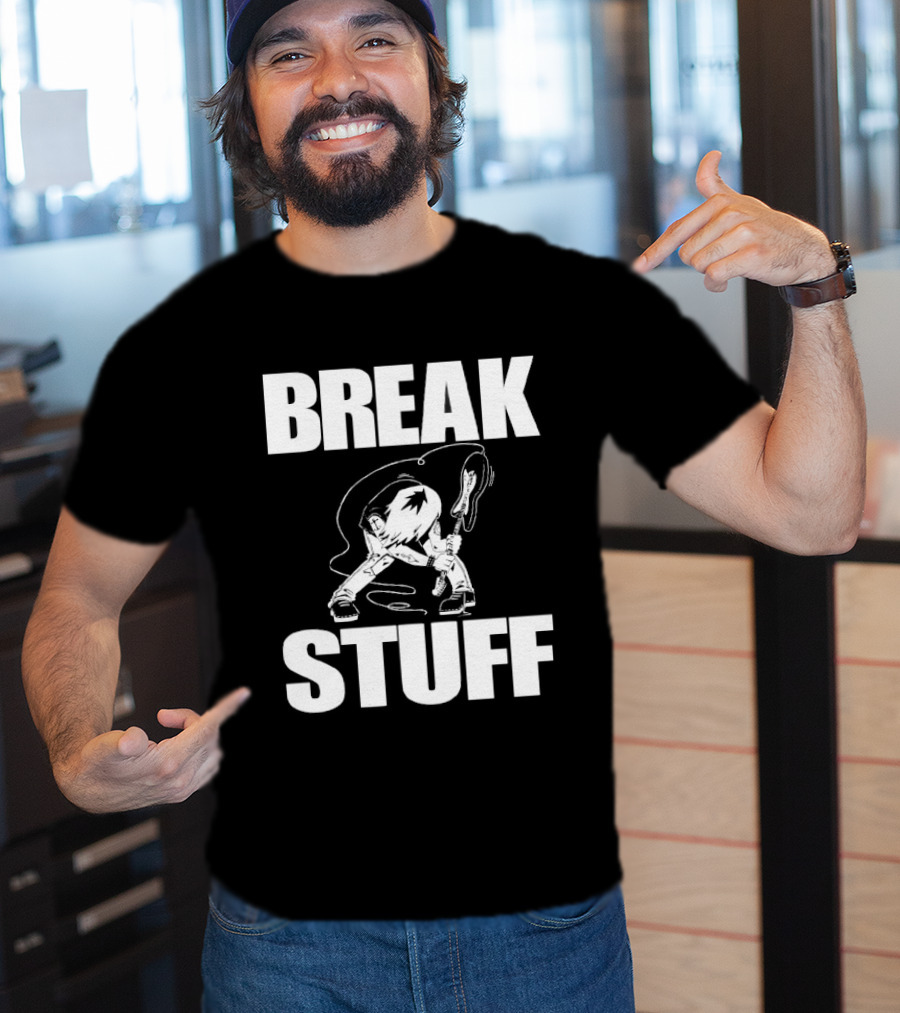 Limp Bizkit Break Stuff Illustration Iconic Band T-Shirt