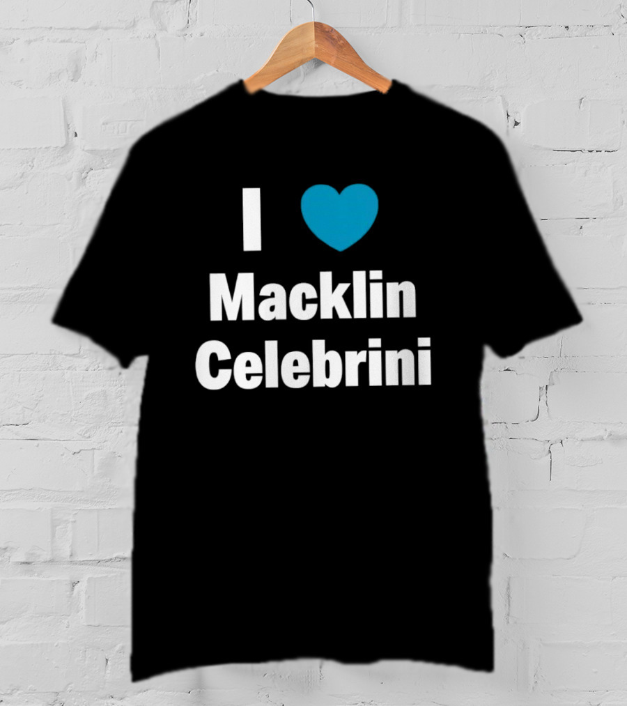 I Heart Macklin Celebrini San Jose Sharks Hockey Fan Favorite T-Shirt