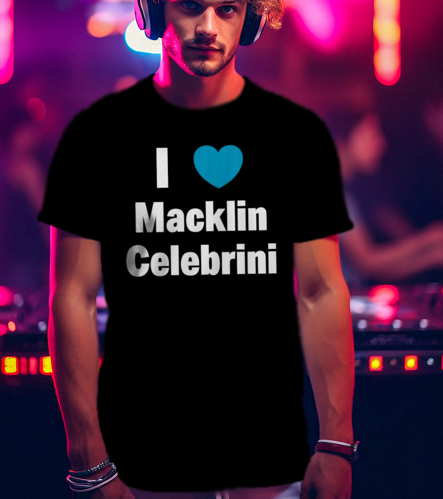 I Heart Macklin Celebrini San Jose Sharks Hockey Fan Favorite T-Shirt