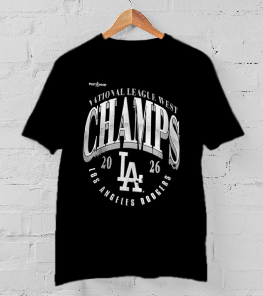 Los Angeles Dodgers National League West Champs 2026 LA T-Shirt