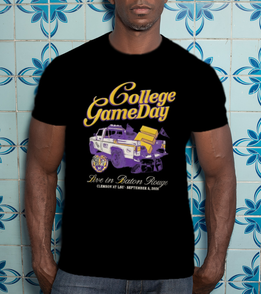 LSU Tigers College Gameday Live In Baton Rouge September 9 2023 Truck T-Shirt