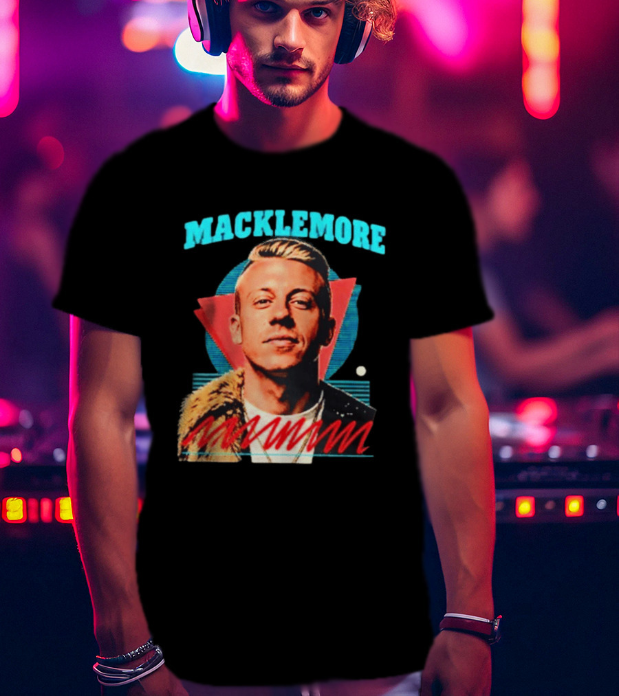 Macklemore Vintage Retro Style Collage T-Shirt