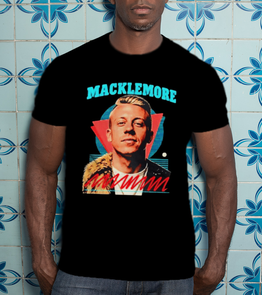 Macklemore Vintage Retro Style Collage T-Shirt