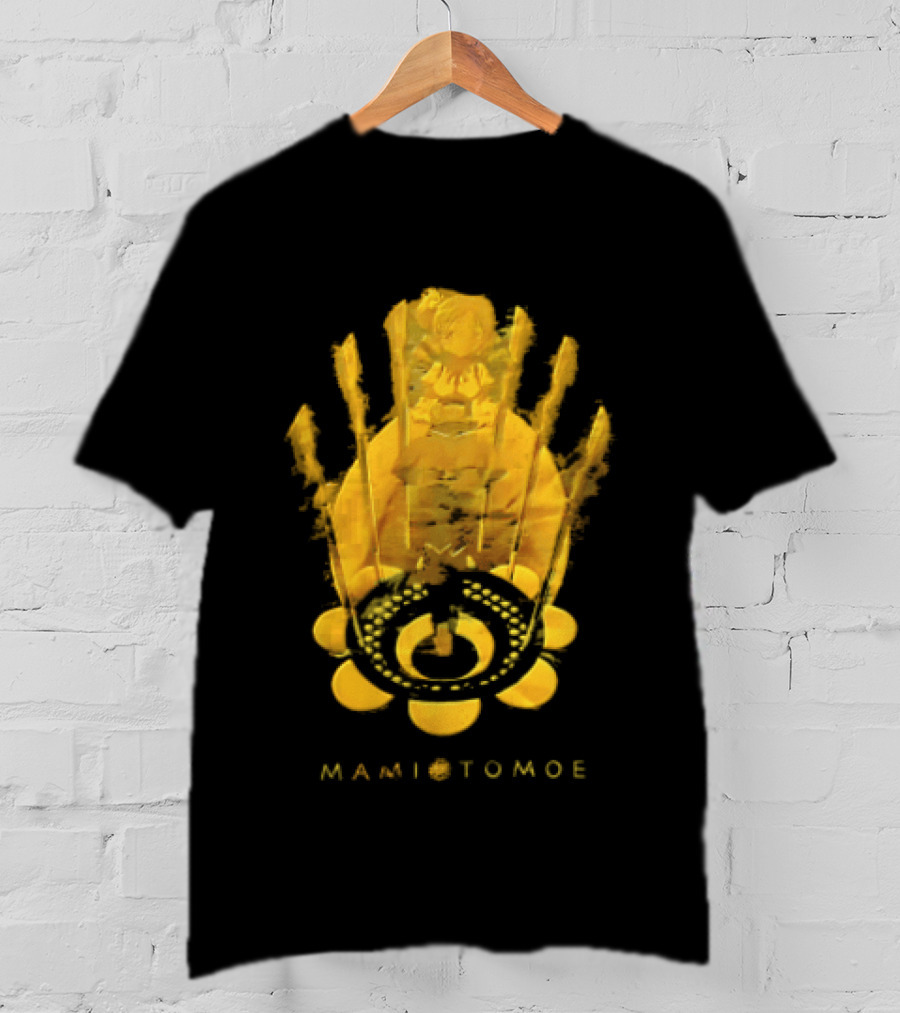 Mami Tomoe Magical Anime Character Golden T-Shirt
