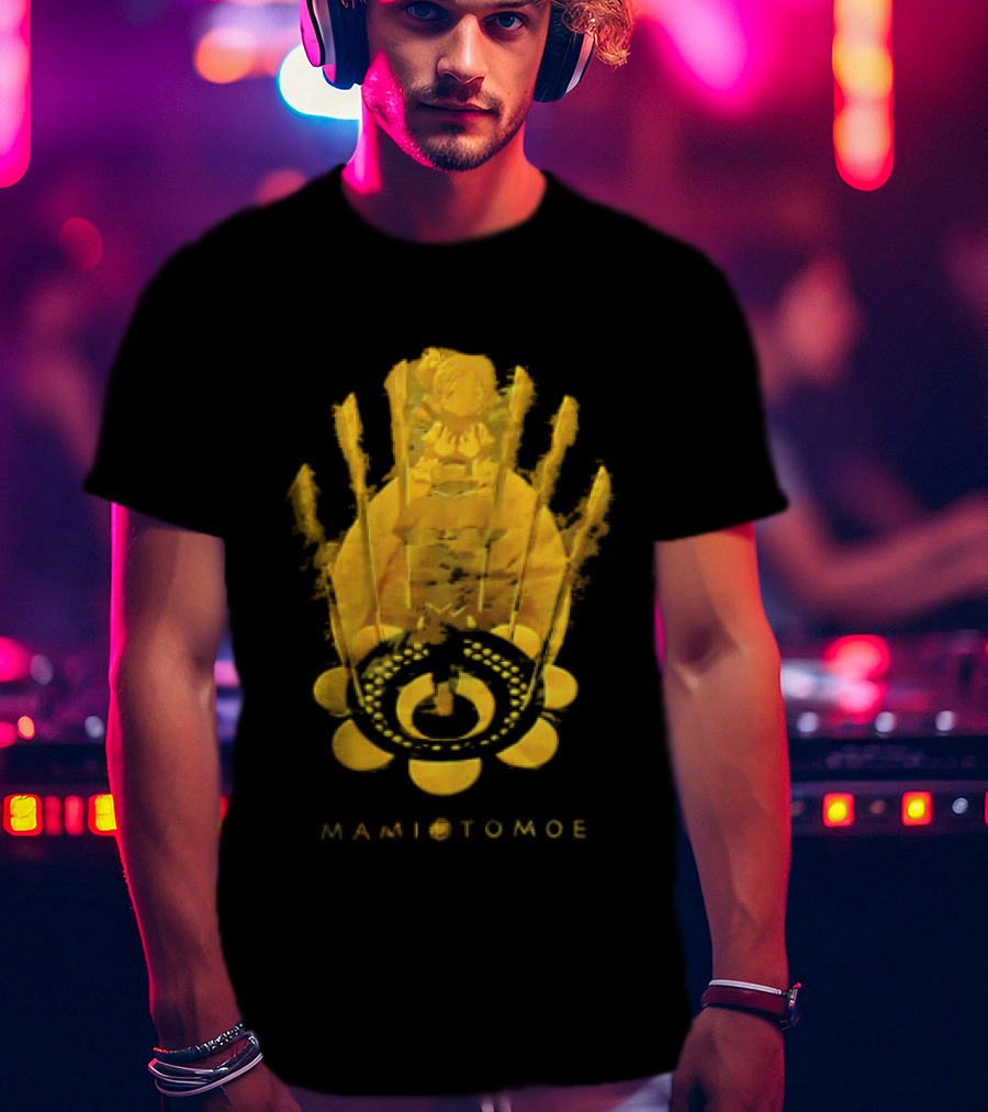 Mami Tomoe Magical Anime Character Golden T-Shirt