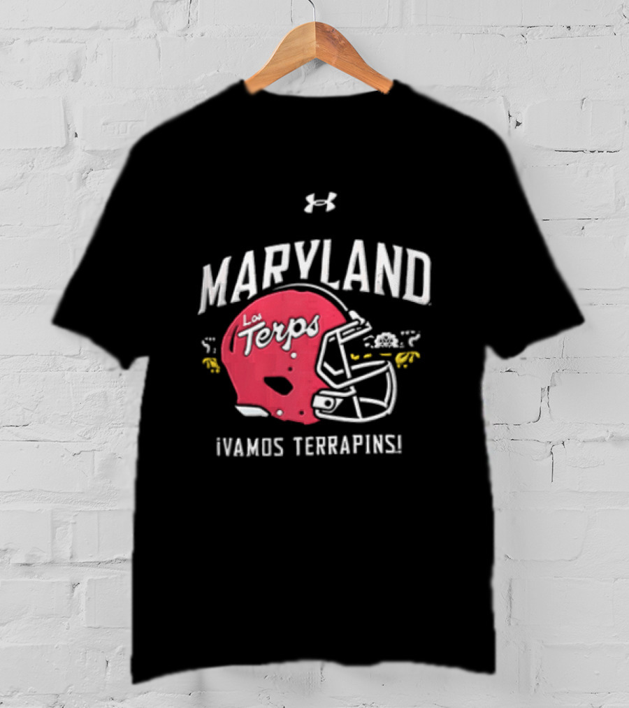 Maryland La Terps ¡Vamos Terrapins! Helmet T-Shirt