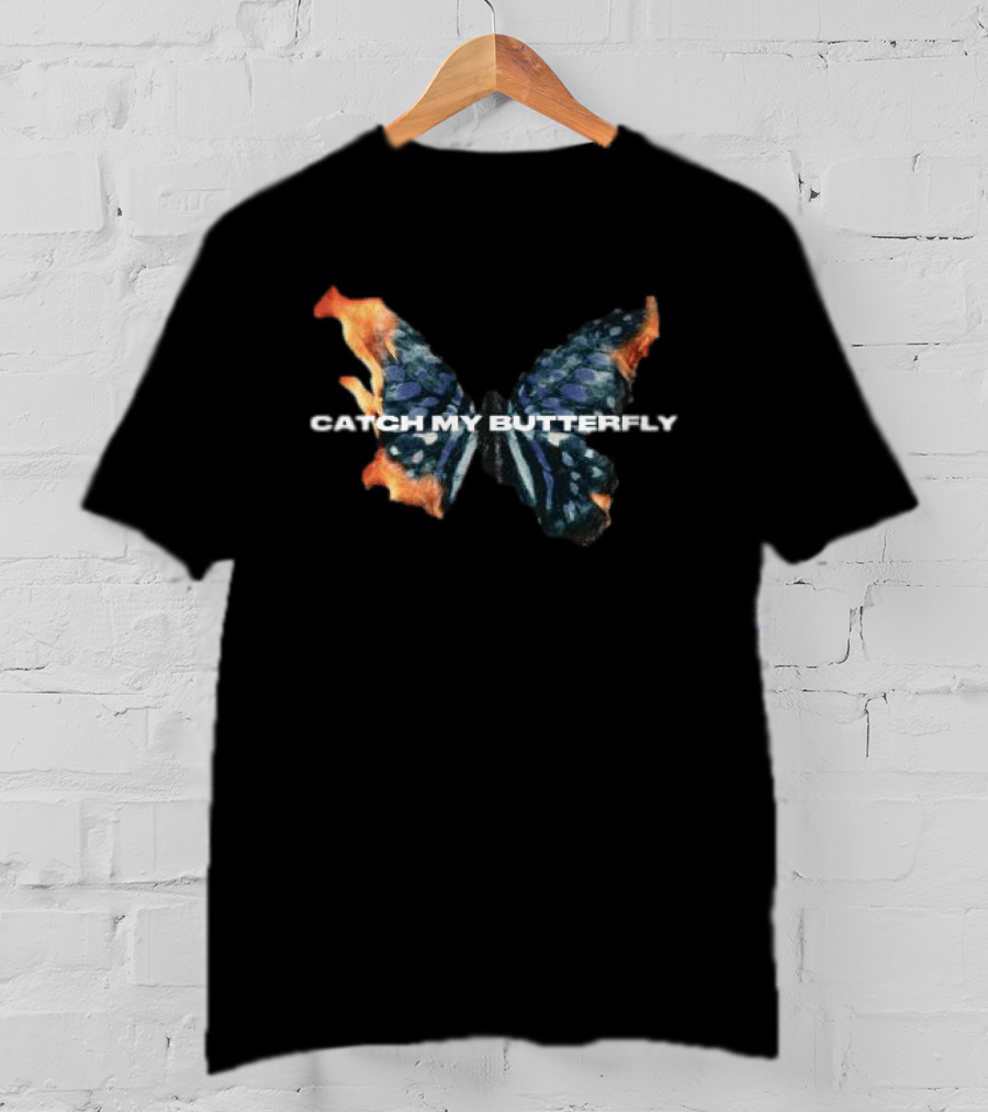 Catch My Butterfly Dirty Honey Women's Crop Top T-Shirt