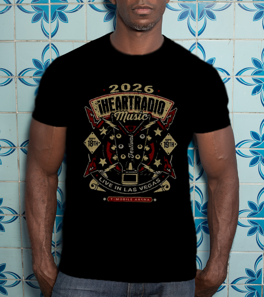 2026 IHeartRadio Music Festival Live In Las Vegas Mobile Arena September 18th 19th T-Shirt