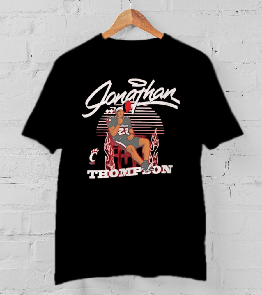 Jonathan Thompson Cincinnati Bearcats Football Player 22 Casual T-Shirt