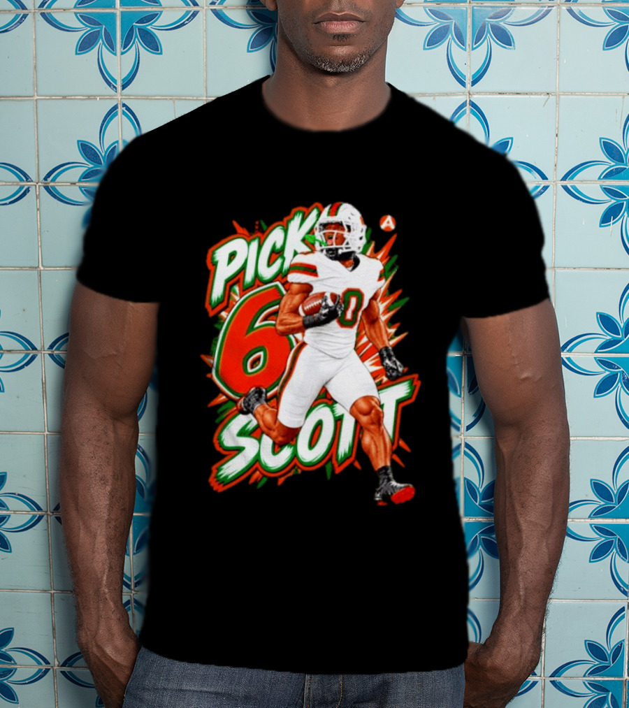 Keionte Scott Pick 6 Scott Miami Hurricanes Football Player T-Shirt