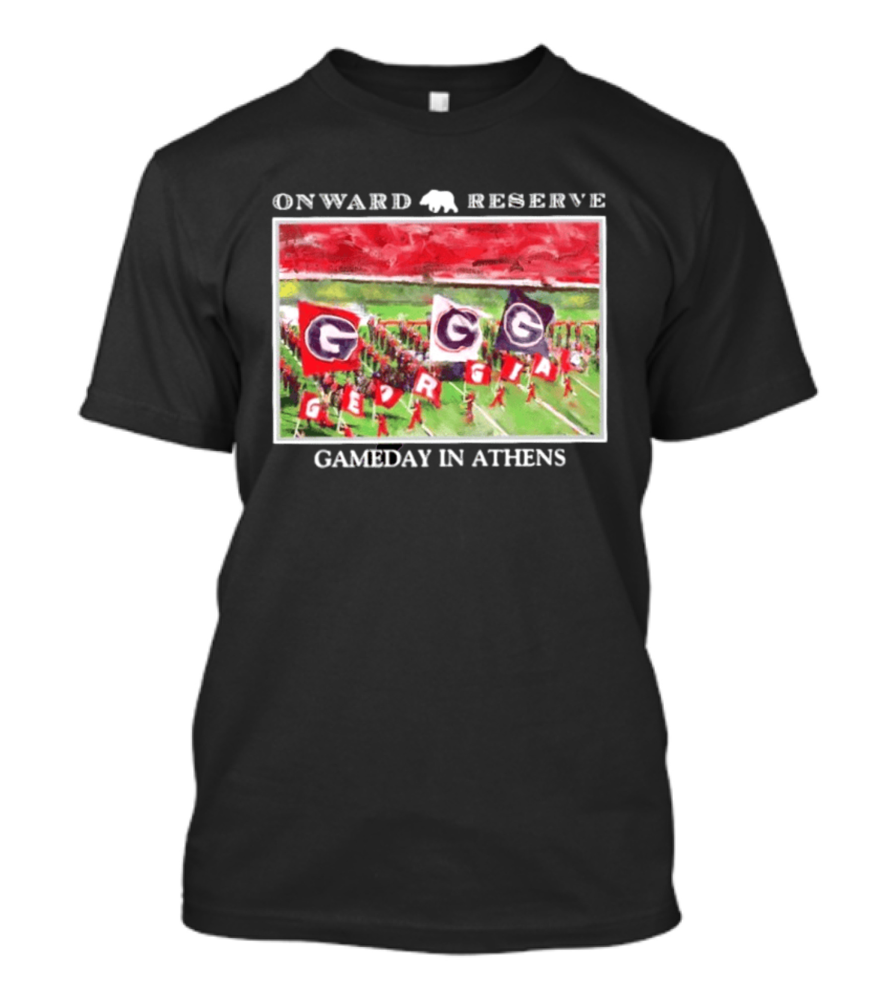 Onward Reserve Georgia Bulldogs Gameday In Athens T-Shirt