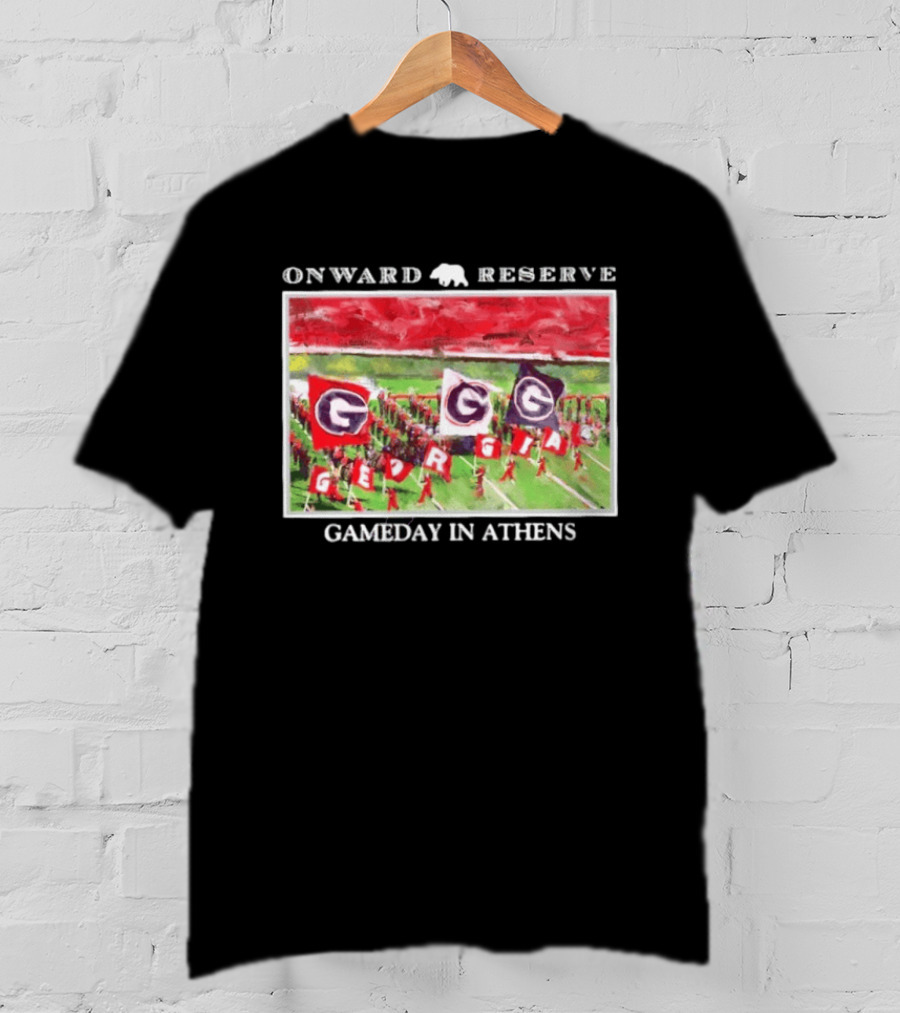 Onward Reserve Georgia Bulldogs Gameday In Athens T-Shirt