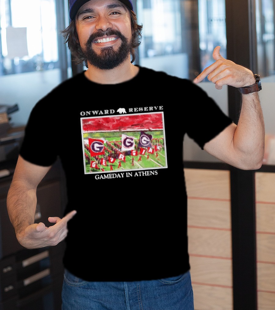 Onward Reserve Georgia Bulldogs Gameday In Athens T-Shirt