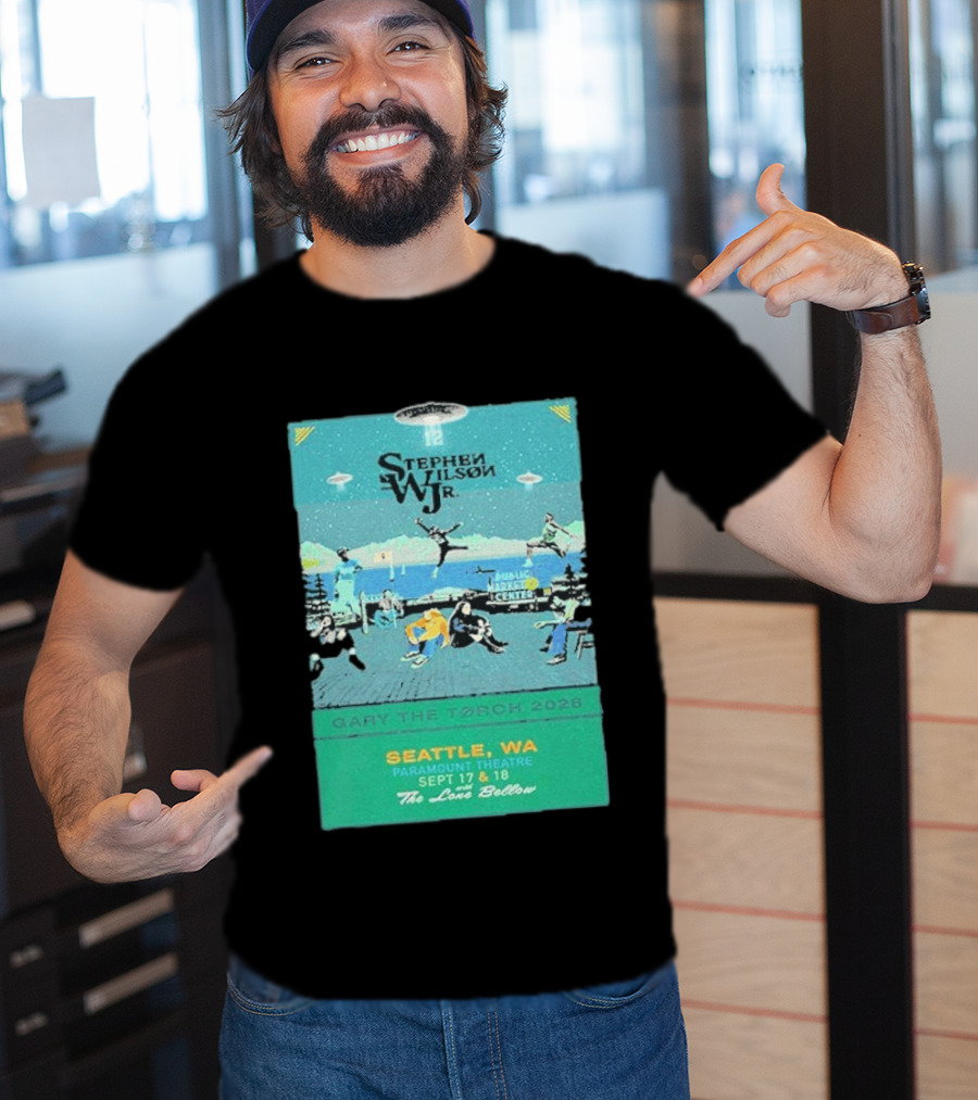 Stephen Wilson Jr Carry The Torch 2026 Seattle Paramount Theatre Event September 17 18 Public Market Center Seattle WA T-Shirt