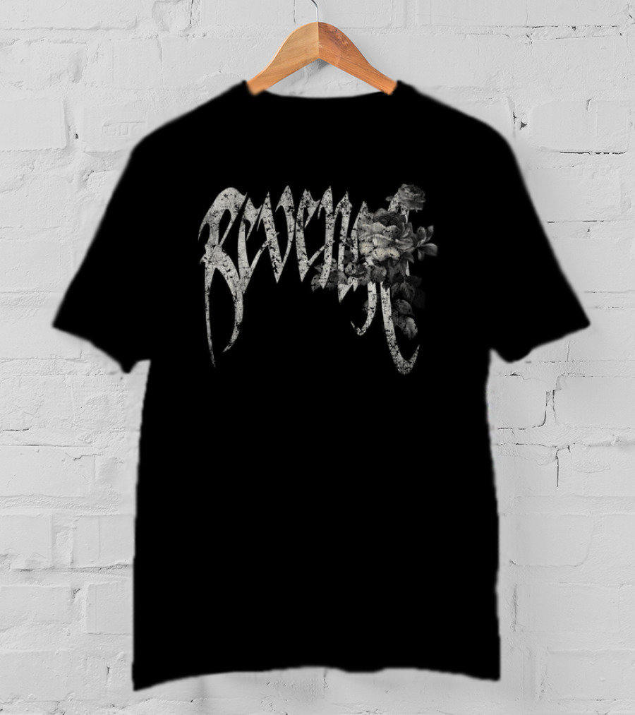 Revenge Store Dark Rose Arch Black T-Shirt