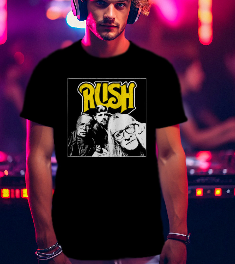 Rush Lone Gunmen Yellow T-Shirt