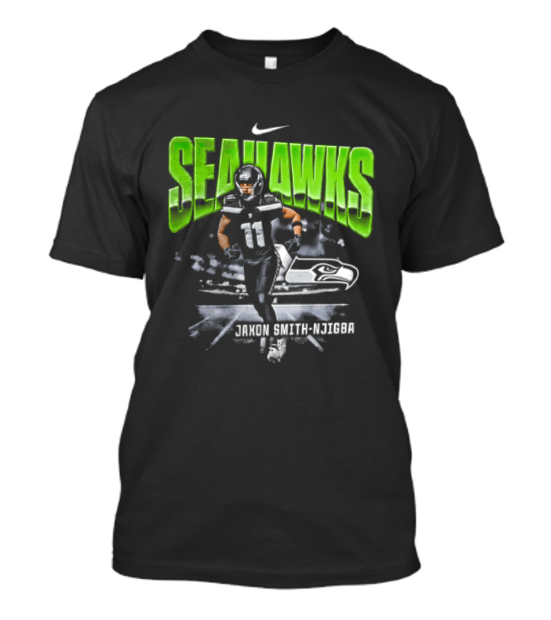 Seattle Seahawks Jaxon Smith Njigba 11 Nike Running Stadium T-Shirt