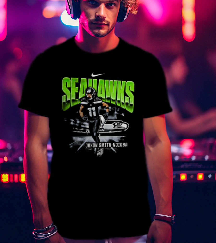 Seattle Seahawks Jaxon Smith Njigba 11 Nike Running Stadium T-Shirt