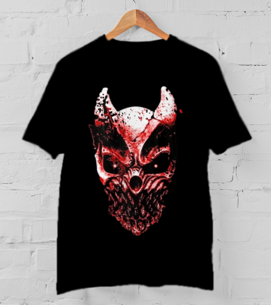 Slaughter To Prevail Blood Mask Horror Metal Mask T-Shirt