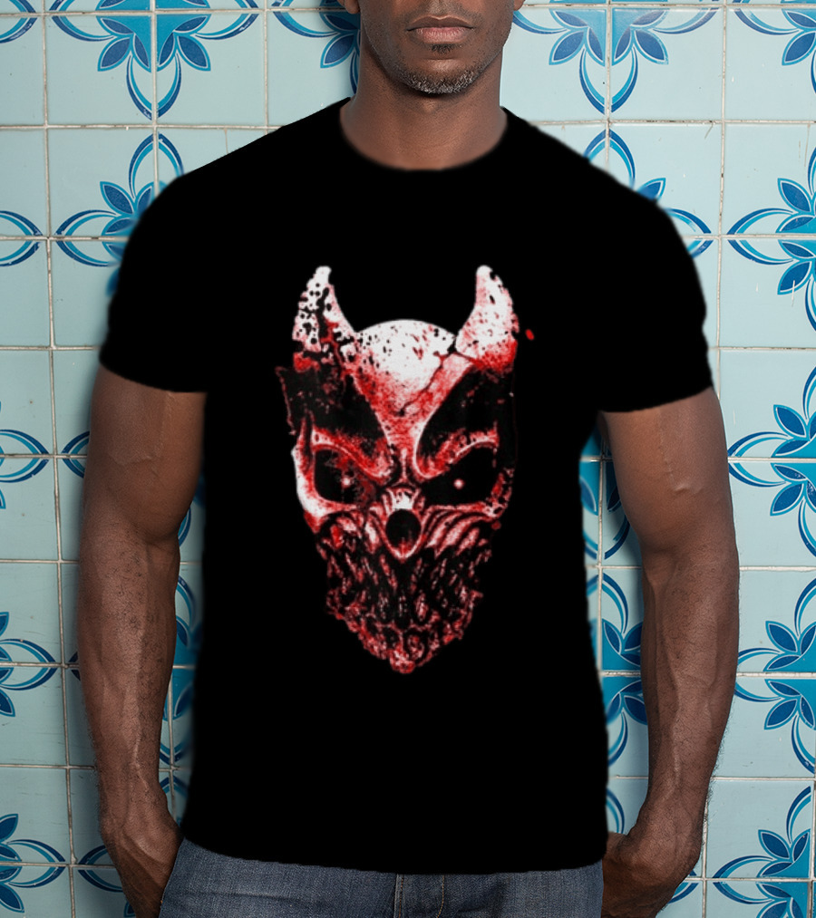 Slaughter To Prevail Blood Mask Horror Metal Mask T-Shirt