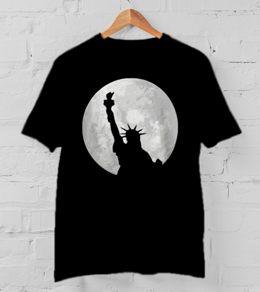 Statue Of Liberty Lunar T-Shirt