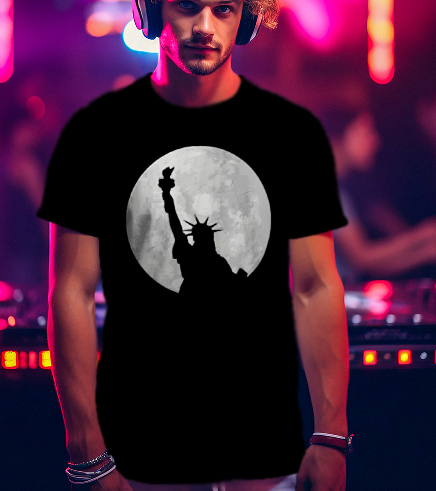 Statue Of Liberty Lunar T-Shirt