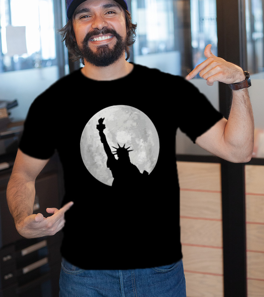 Statue Of Liberty Lunar T-Shirt