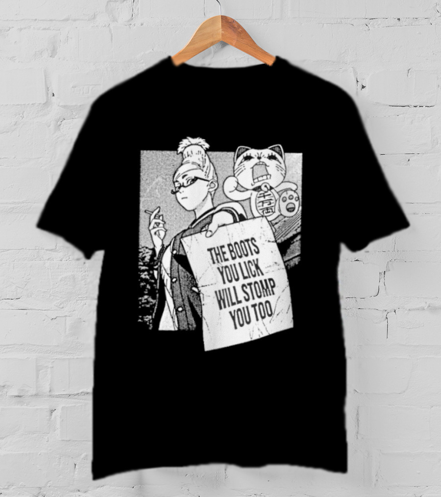 The Boots Your Lick Will Stomp You Too Anime T-Shirt