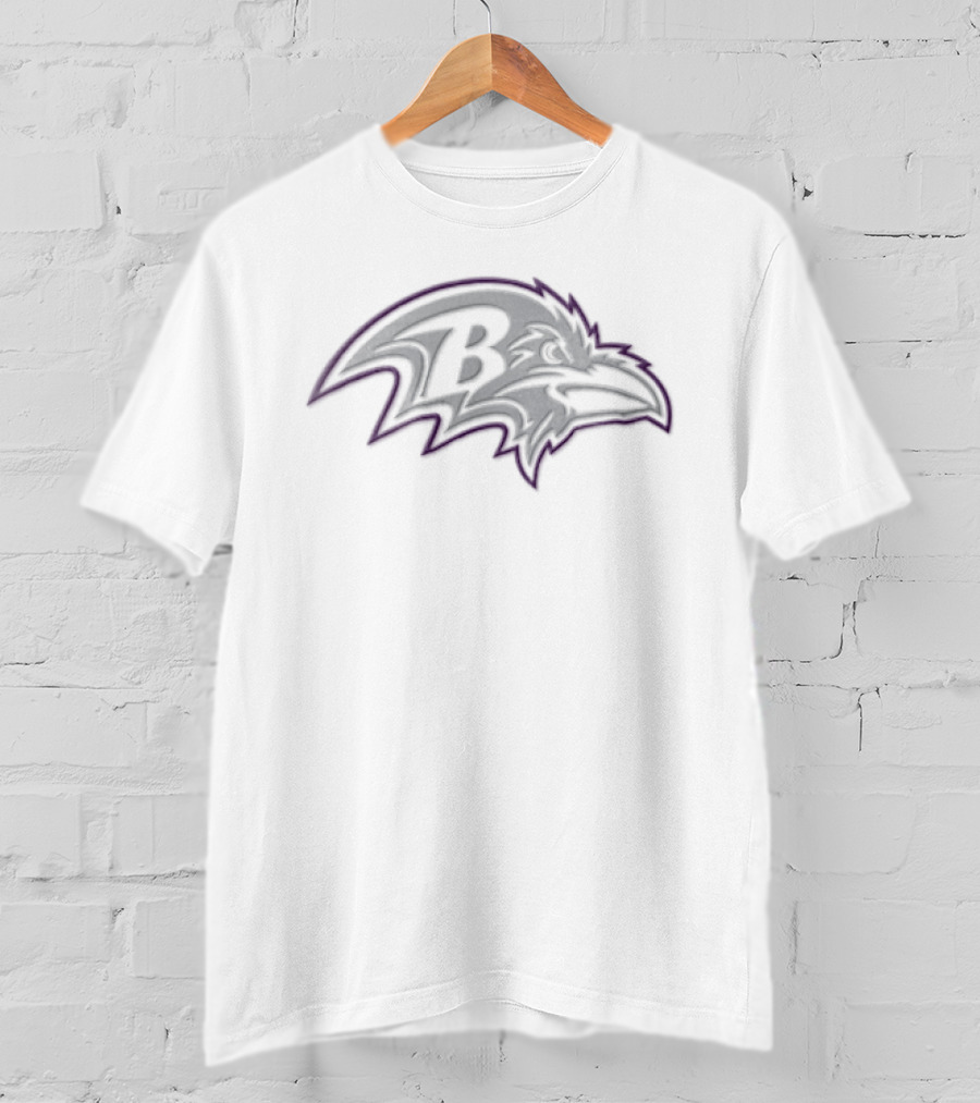 Baltimore Ravens Bird Head Profile NFL Team Ravens T-Shirt