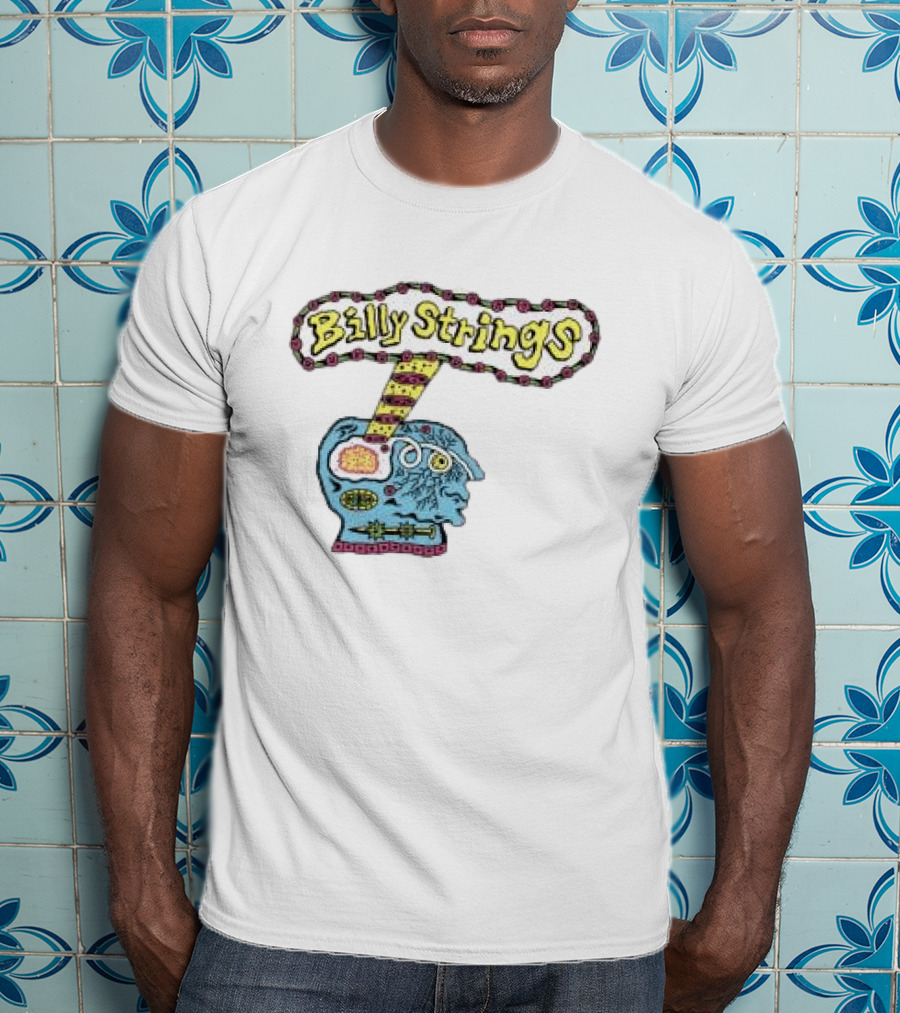 Billy Strings Store Head Brain T-Shirt