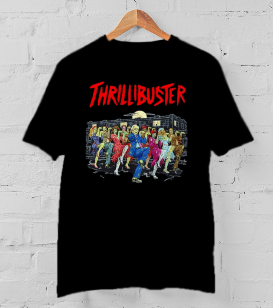 Thrillibuster Zombie Skeleton Dance Halloween Party Night T-Shirt