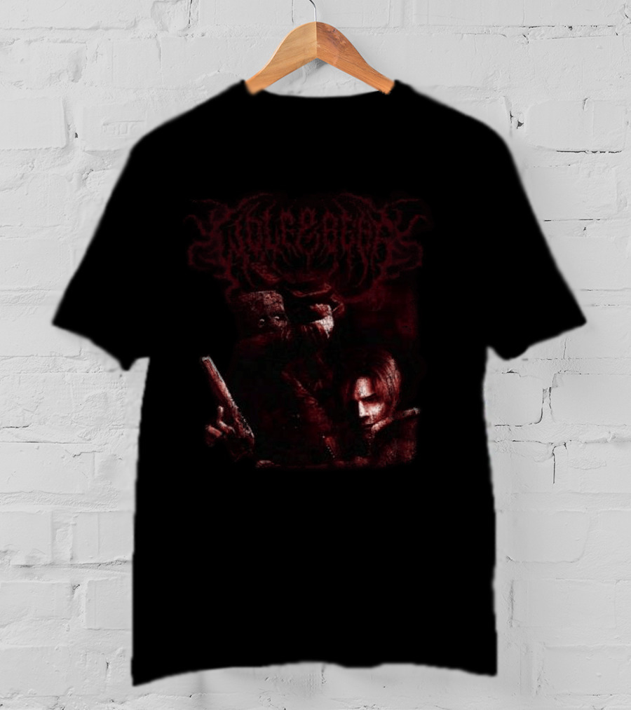 <strong>Wolf & Bear Store Evil Horror Game Character And Villain Dark Art</strong> T-Shirt