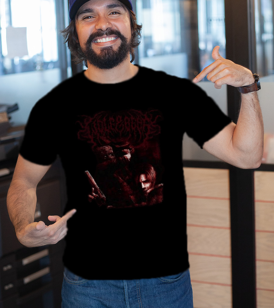 <strong>Wolf & Bear Store Evil Horror Game Character And Villain Dark Art</strong> T-Shirt