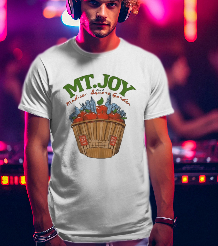 Mt. Joy Madison Square Garden Sept 17 2026 Apples New York City T-Shirt