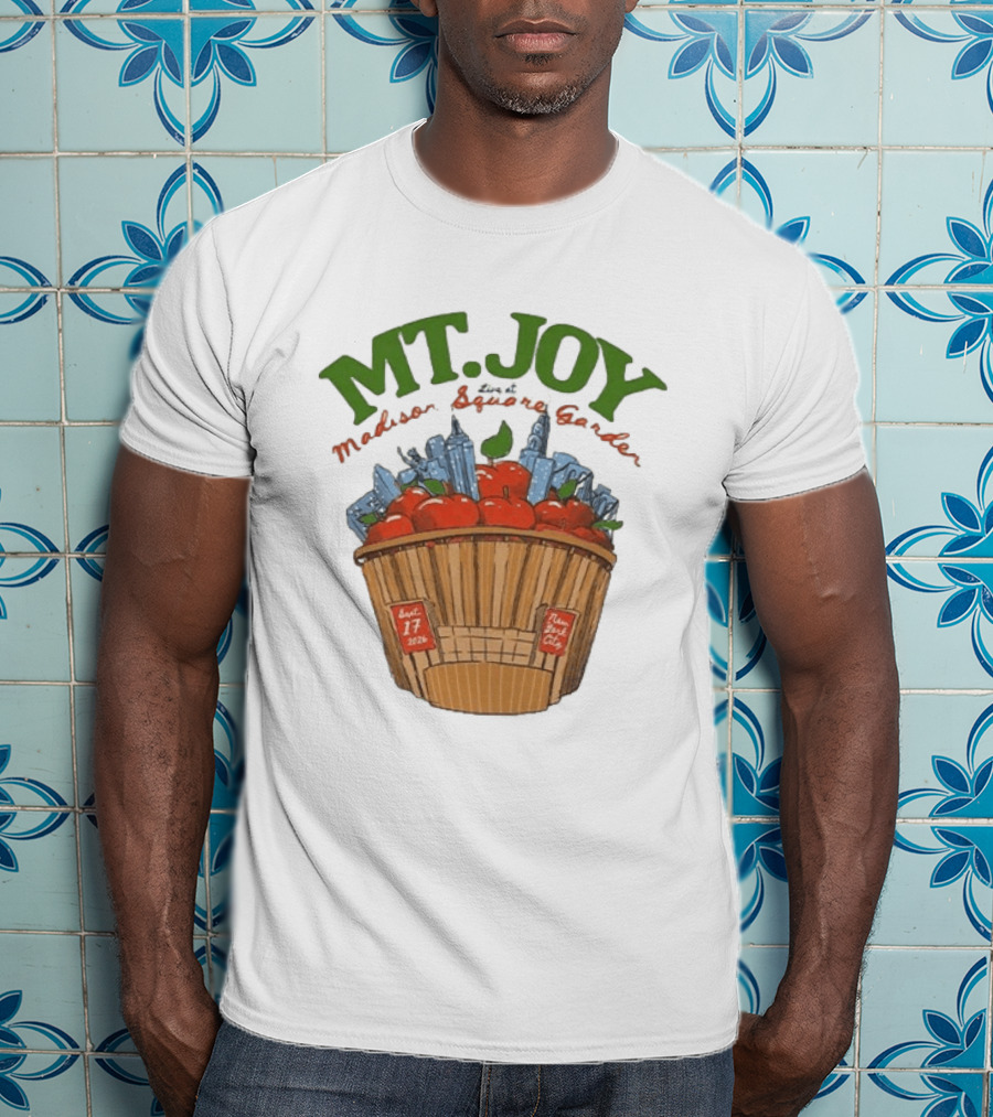 Mt. Joy Madison Square Garden Sept 17 2026 Apples New York City T-Shirt