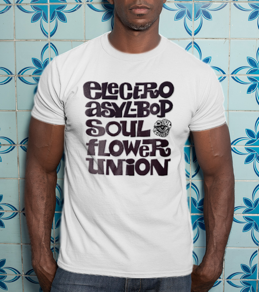 Electro Asylum Bop Soul Flower Union Psychedelic Eye T-Shirt
