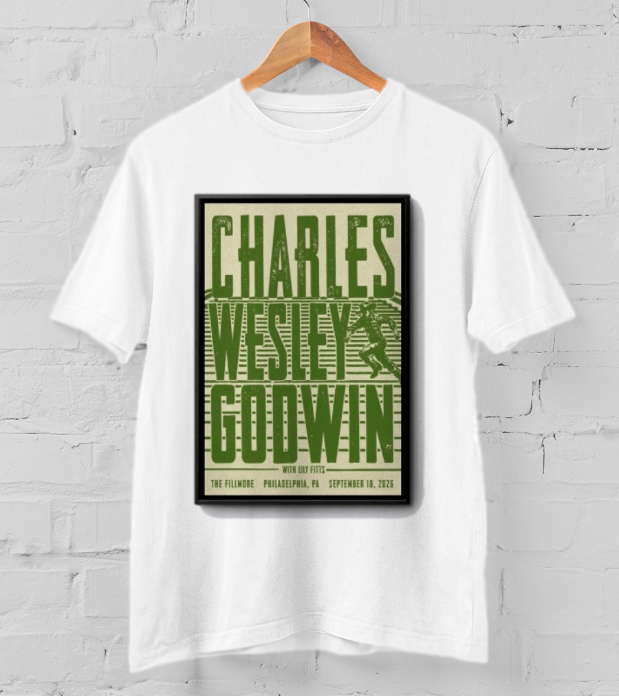 Charles Wesley Godwin The Fillmore Philadelphia PA September 18 2026 T-Shirt