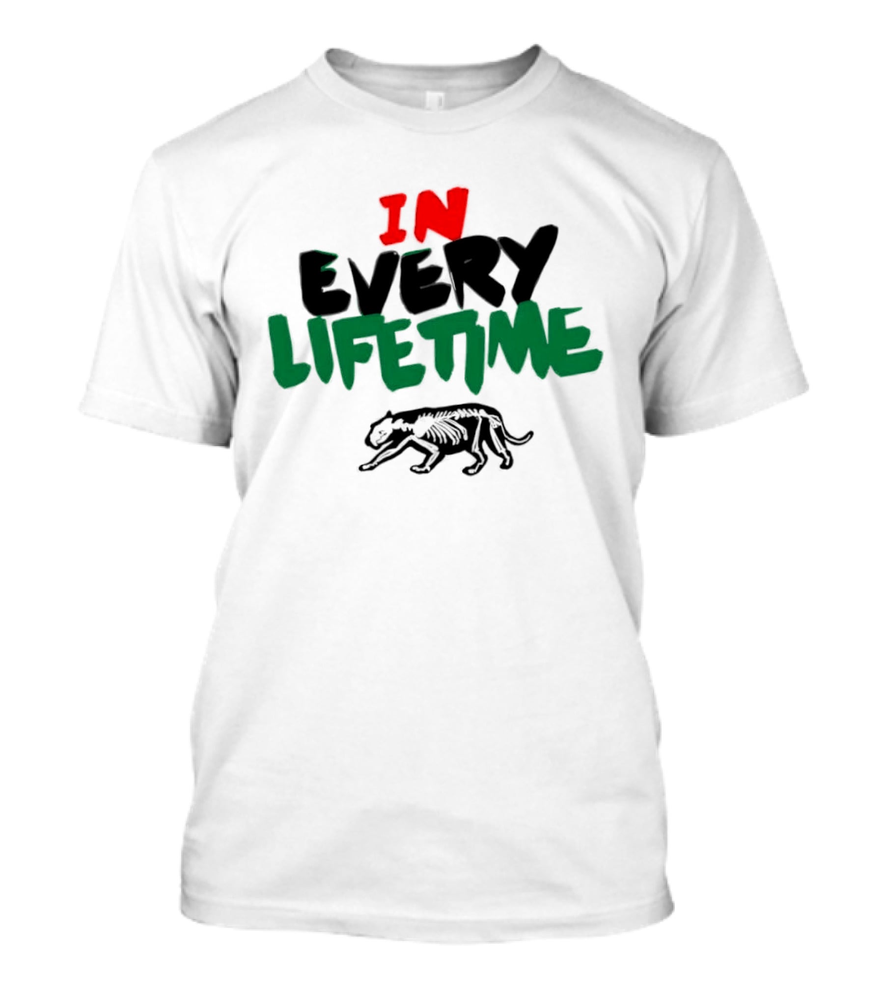 In Every Lifetime Skeleton Panther Anatomy T-Shirt