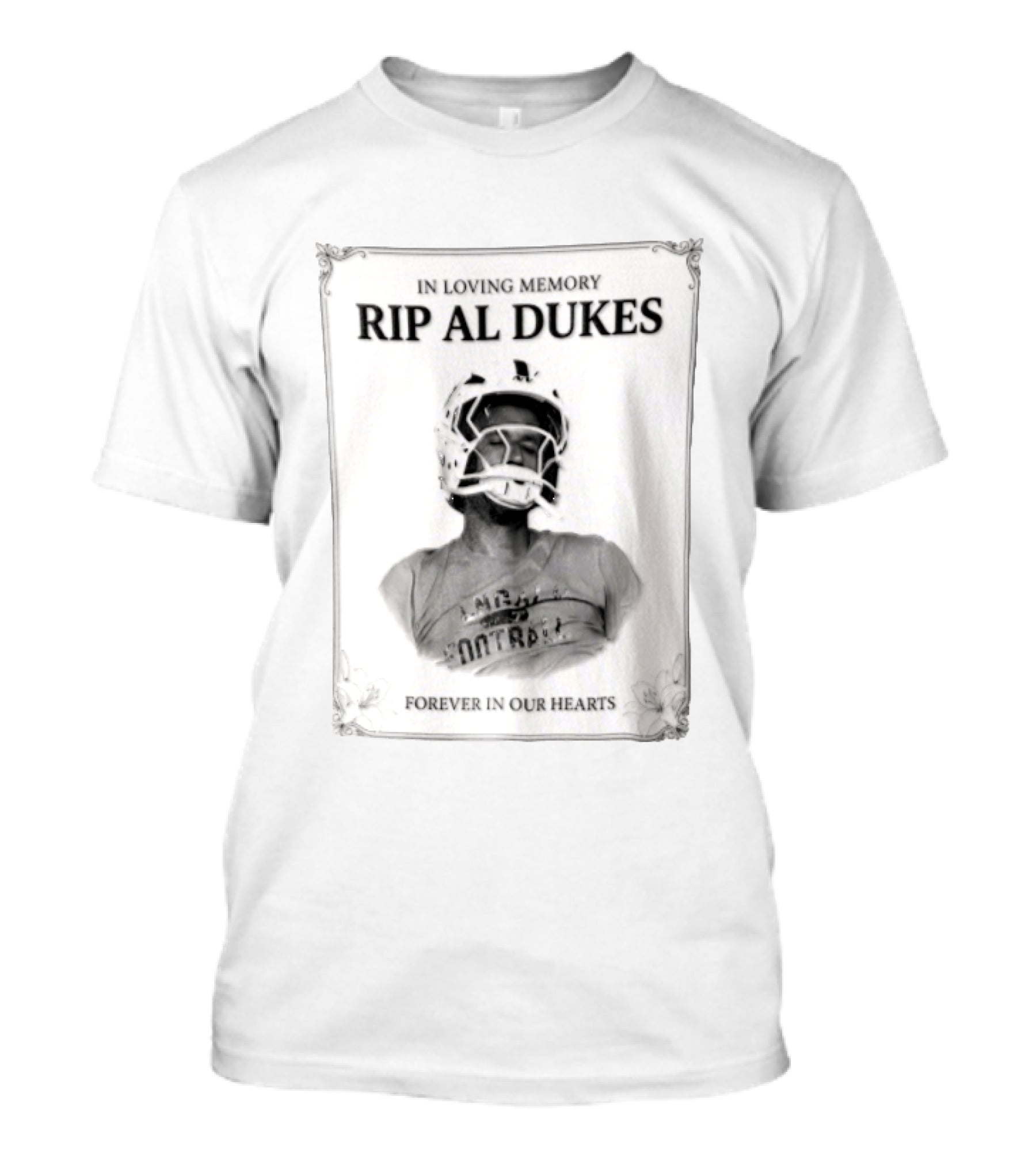 In Loving Memory Rip Al Dukes Forever In Our Hearts Football Player T-Shirt