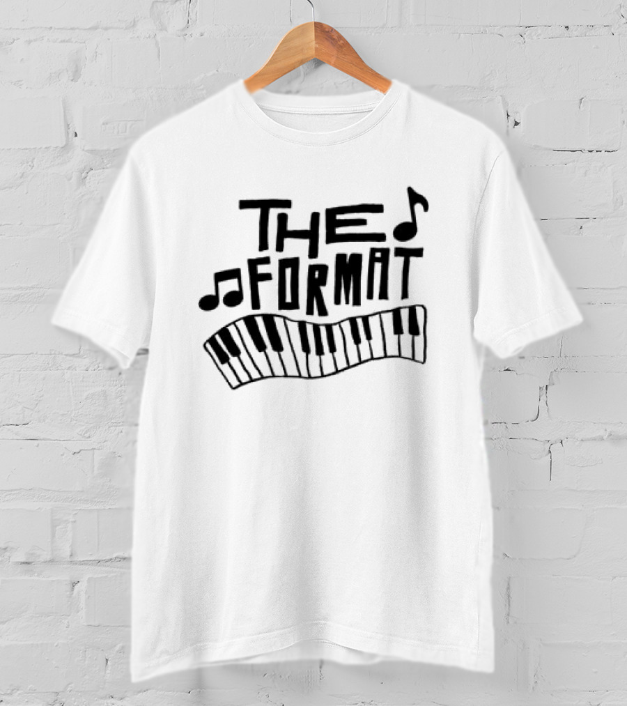 The Format Piano Music Notes Ringer T-Shirt