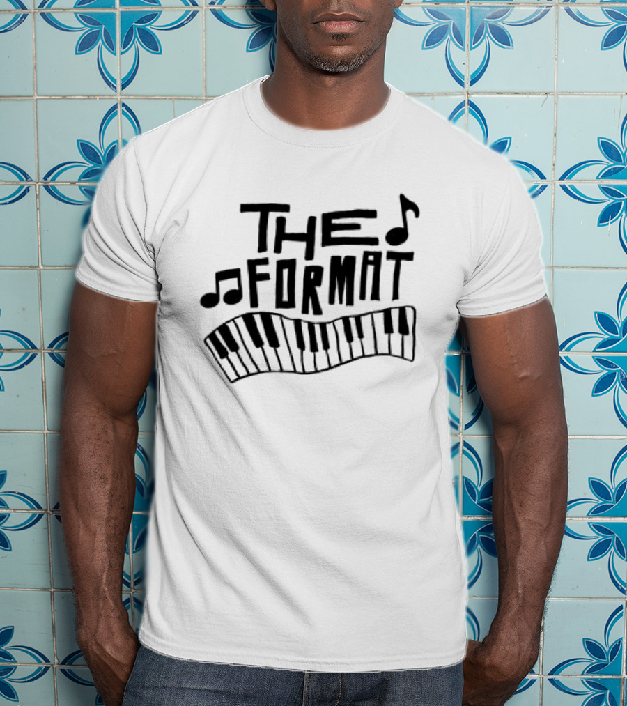 The Format Piano Music Notes Ringer T-Shirt