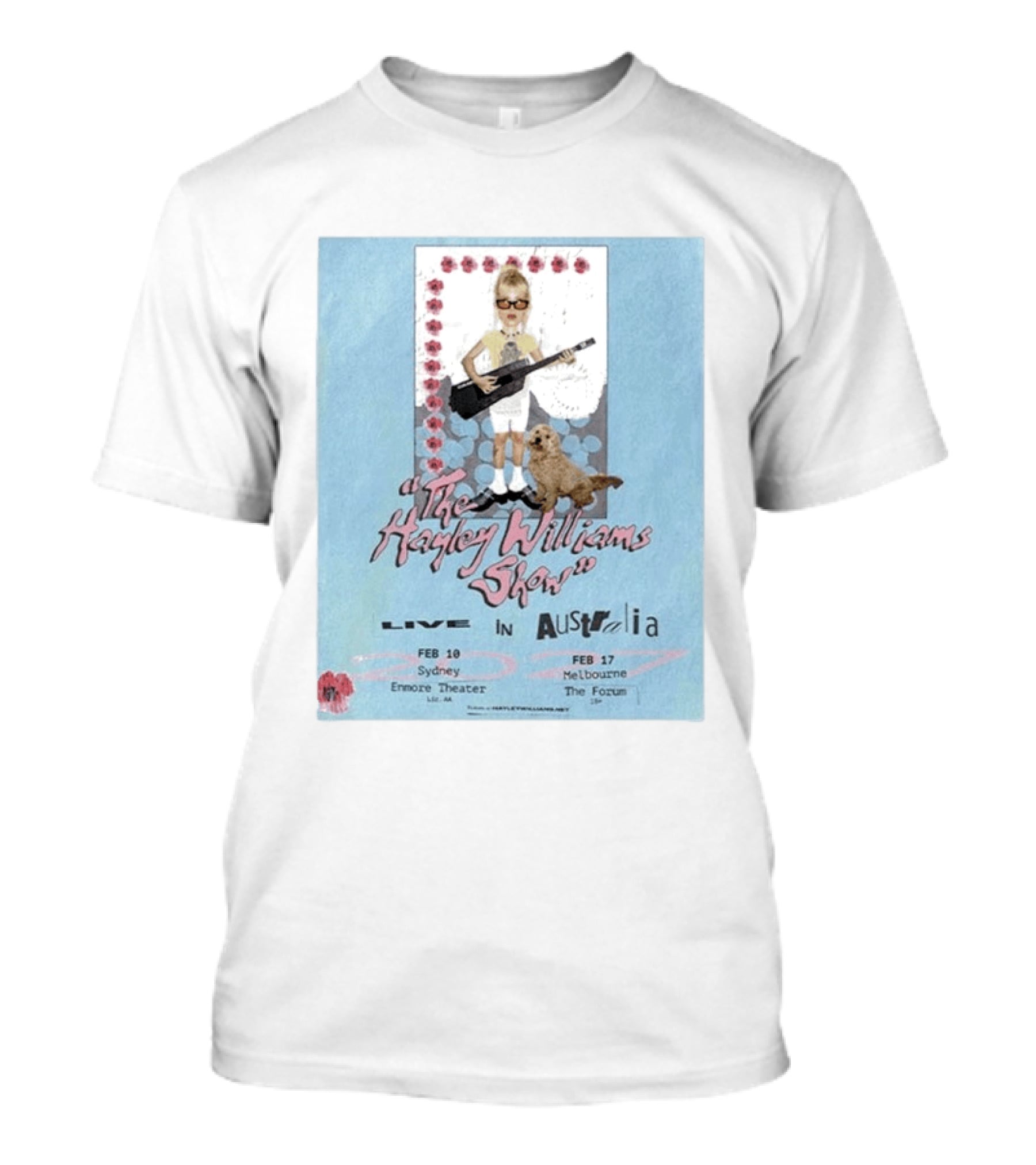 The Hayley Williams Show Live In Australia 2027 Enmore Theater Sydney Feb 10 The Forum Melbourne Feb 17 T-Shirt