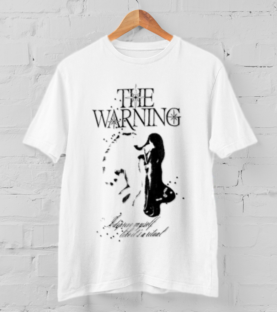 The Warning I Deprive Myself Like Its A Ritual Woman Playing Horn Stars T-Shirt