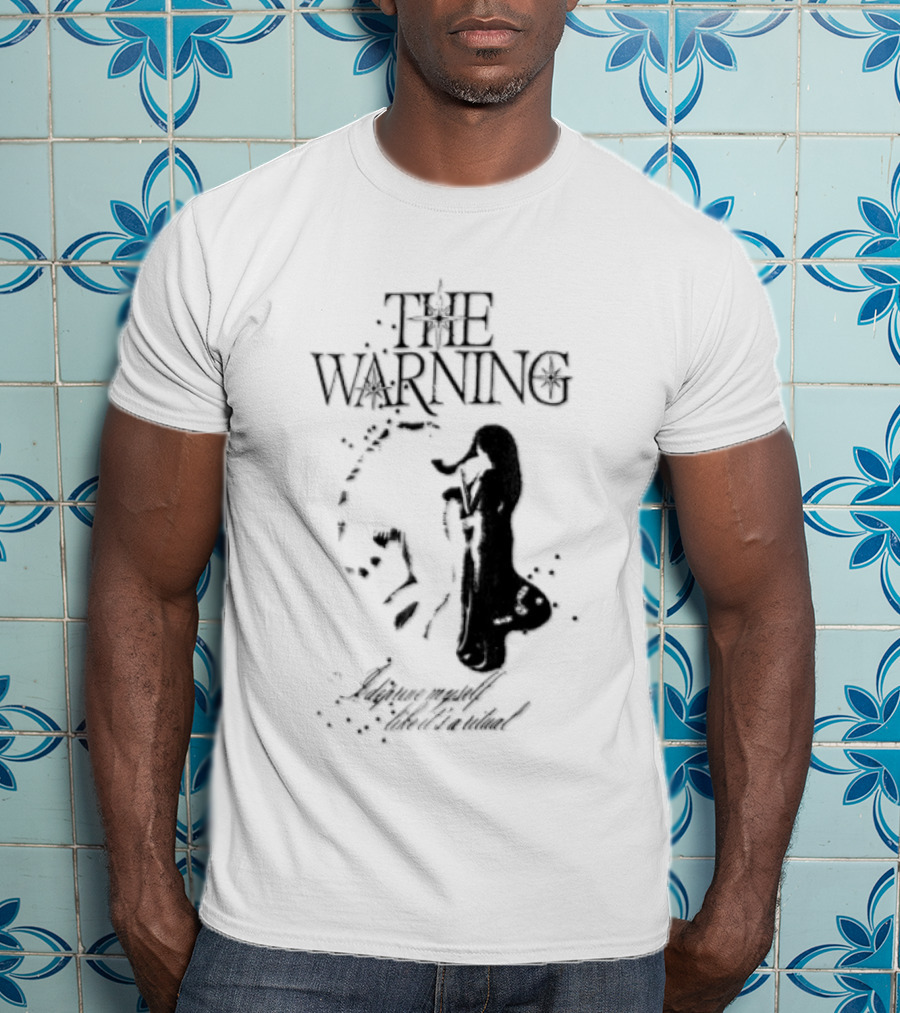 The Warning I Deprive Myself Like Its A Ritual Woman Playing Horn Stars T-Shirt