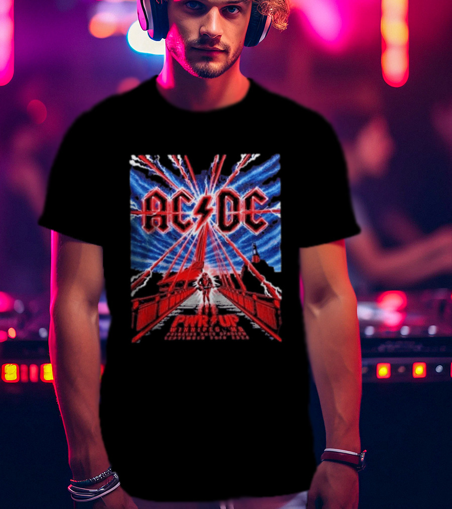 ACDC PWR UP Tour September 20 2026 Princess Auto Stadium Winnipeg MB Event T-Shirt