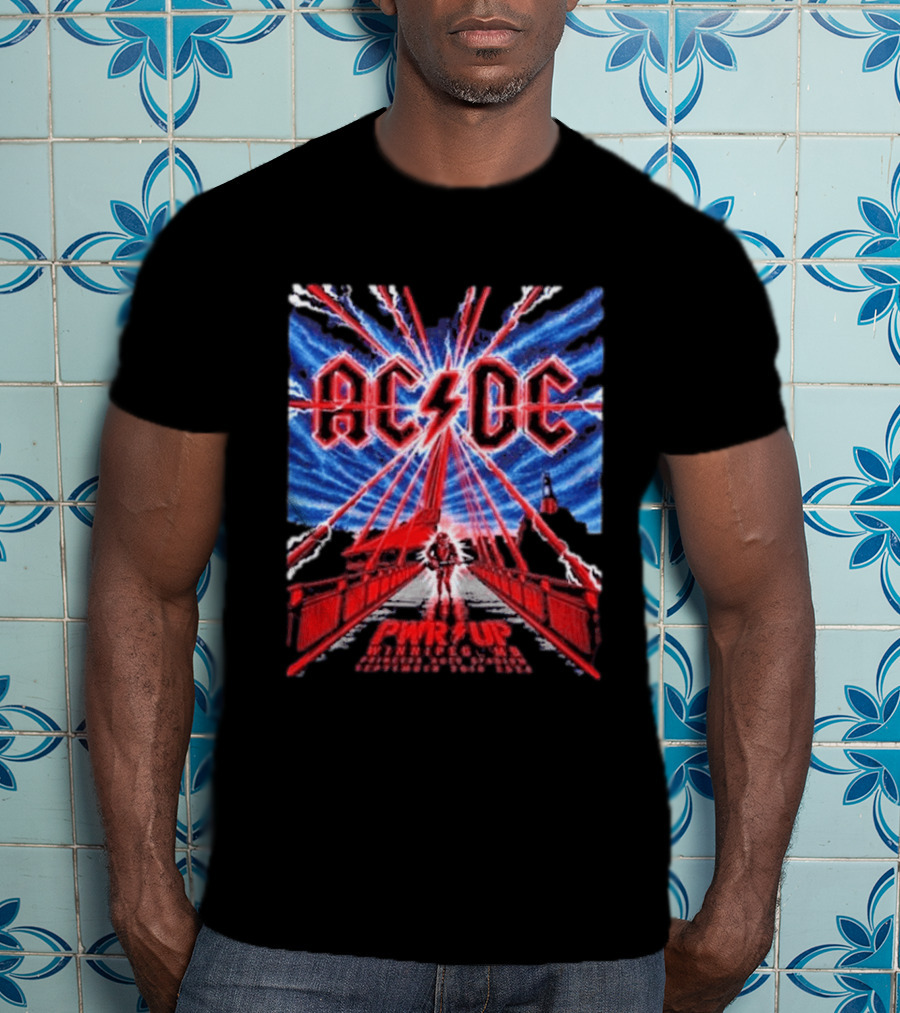ACDC PWR UP Tour September 20 2026 Princess Auto Stadium Winnipeg MB Event T-Shirt